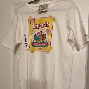 Champion Helado t-shirt; white; L; brand new